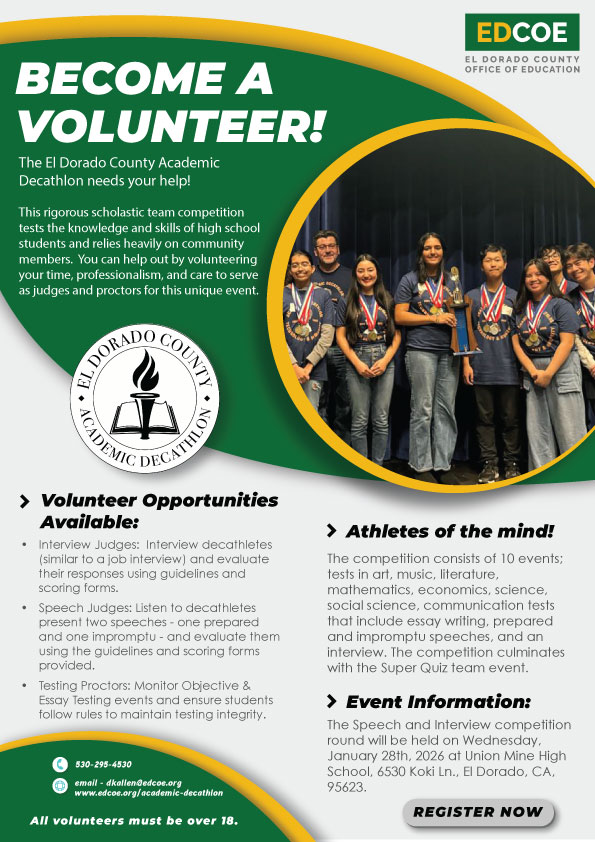 academic decathlon flyer