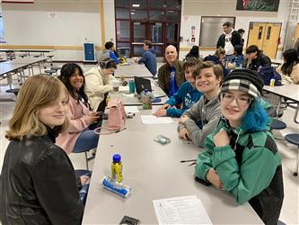 students preparing for competition