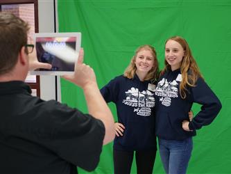 students posing for a photo