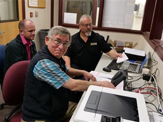 IT team members scoring tests